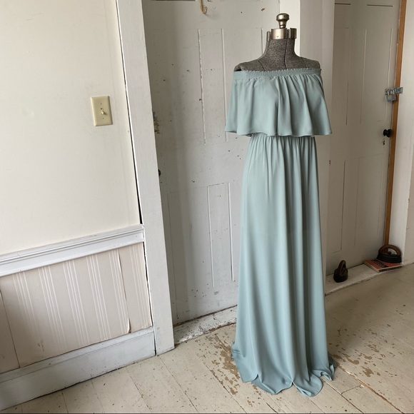 Show Me Your MuMu Hacienda Formal Maxi Dress Sage Green - Picture 6 of 16